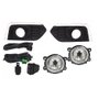 Kit Farol Auxiliar Milha City 2018 2019  Com Grades Moldura Cromado Botão Modelo Original