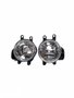Kit Farol Auxiliar Milha Corolla 2014 a 2017 Com Molduras Cromado Com Botao Modelo Original 
