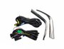 Kit Farol Auxiliar Milha Corolla 2014 a 2017 Com Molduras Cromado Com Botao Modelo Original 
