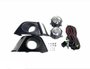 Kit Farol Auxiliar Milha Fit 2015 a 2017 Com Molduras Botão Modelo Original 