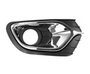 Kit Farol Auxiliar Milha Logan 2015 a 2019 Com Grade Cromada Kit Completo