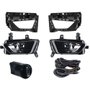 Kit Farol Auxiliar Milha Novo Polo Virtus 2017 a 2022 Sem DRL Com Moldura Botão Modelo Original 