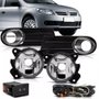 Kit Farol Milha Gol G5 Voyage Saveiro 2009 a 2012 