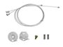 Kit Reparo Máquina Vidro Elétrico Traseiro Corsa Wind Sedan Wagon 1993 a 2009 Sem Lado