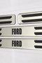 Kit Soleira de Porta Universal Ford Protetora Resinada Prata DVS