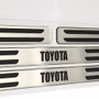 Kit Soleira de Porta Universal Toyota Protetora Resinada Prata DVS