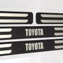 Kit Soleira de Porta Universal Toyota Protetora Resinada Preta DVS