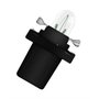 Lâmpada Amarela T5 Esmagada Pequena C/ Base Preto 1.2W Avulso 12V