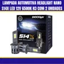 Lampada Automotiva Headlight Nano S14X Led 12V 6500K H3 Com 2 Unidades