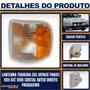 Lanterna Pisca Dianteira Gol Voyage Parati Saveiro 1991 a 1996 Cristal Com Ambar Esquerda FITAM