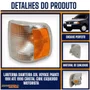 Lanterna Pisca Dianteira Gol Voyage Parati Saveiro 1991 a 1996 Cristal Com Ambar Esquerda FITAM