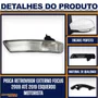 Lanterna Pisca Retrovisor Focus 2009 a 2013 Cristal Esquerdo