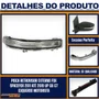 Lanterna Pisca Retrovisor Gol Saveiro Voyage Golf UP Fox 2012 a 2021 Cristal Esquerdo
