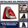 Lanterna Traseira Clio Hatch 2013 a 2016 Carcaça Preta Esquerda - FITAM