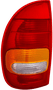 Lanterna Traseira Corsa 4 Portas Hatch Pick-up 1996 Até 1999 Tricolor Esquerda Motorista COFRAN