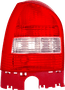 Lanterna Traseira Gol G3 1999 Até 2004 Carcaça Vermelha Ré Cristal Esquerda Motorista COFRAN