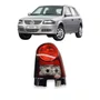 Lanterna Traseira Gol G4 2006 a 2014 Carcaca Preta Bicolor Fume Lado Direito Passageiro FITAM