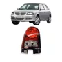 Lanterna Traseira Gol G4 2006 a 2014 Carcaca Preta Bicolor Fume Lado Esquerdo FITAM 