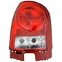 Lanterna Traseira Gol G4 2012 a 2016 Carcaca Vermelha Bicolor Fume Lado Esquerdo Motorista - ARTEB