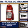 Lanterna Traseira Hilux Pick up 2012 a 2015 Bicolor Lado Direito Passageiro FITAM 