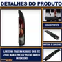 Lanterna Traseira Kangoo 1998 a 2007 Marco Preto 2 Portas Traseiras Lado Direito Passageiro - FITAM