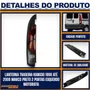 Lanterna Traseira Kangoo 1998 a 2007 Marco Preto 2 Portas Traseiras Lado Esquerdo Motorista - FITAM