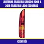 Lanterna Traseira Kangoo 2008 a 2018 1 Porta Traseira Lado Esquerdo