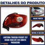 Lanterna Traseira Peugeot 207 Sedan 2008 a 2011 Lado Direito Passageiro - FITAM