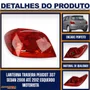 Lanterna Traseira Peugeot 307 2007 a 2012 Lado Esquerdo Motorista - FITAM