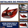 Lanterna Traseira Peugeot Sedan 207 2011 a 2015 Lado Direito Passageiro - FITAM