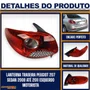 Lanterna Traseira Peugeot Sedan 207 2011 a 2015 Lado Esquerdo Motorista - FITAM