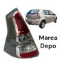 Lanterna Traseira Sandero Stepway 2012 a 2014  Borda Cinza Esquerda Motorista DEPO