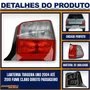 Lanterna Traseira Uno 2004 a 2010 Fumê Claro Lado Direito Passageiro FITAM