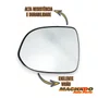 Lente C/ Base Refil Retrovisor Fit 2004 a 2008 Esquerdo