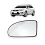 Lente C/ Base Refil Retrovisor Focus 2005 a 2009 Esquerdo