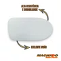 Lente C/ Base Refil Retrovisor Grande Uno Quadrado Direito
