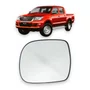 Lente C/ Base Refil Retrovisor Hilux 2005 a 2015 Esquerdo