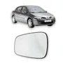 Lente C/ Base Refil Retrovisor Megane 2006 a 2011 Esquerdo