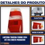 Lente da Lanterna Traseira Fiorino 2004 a 2013 Direita FITAM 