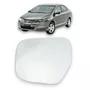 Lente Refil Retrovisor Honda City 2009 a 2014 Lado Esquerdo