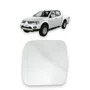 Lente Refil Retrovisor L200 Outdoor TR4 2009 a 2014 Lado Esquerdo Motorista BLAWER