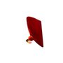 Lente Refletor Traseiro Parachoque Palio Novo 2012 a 2017 Vermelho Direito Caroneiro 