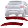 Lente Traseira Parachoque Refletor Gol G6 2013 a 2016 Lado Esquerdo Motorista 