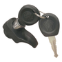 Maçaneta Externa Tampa Mala Com Chave Kombi Clipper 1997 a 2013 Preto