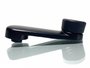 Manivela Regulador do Vidro Corsa Wagon Sedan Classic Pickup 1993 a 2016 Preto Metal Sem Lado