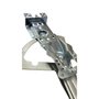 Máquina de Vidro Dianteiro Elétrico Encaixe Motor Bosch Corsa Hatch Sedan 4 Portas Montana 2 Portas 2002 a 2012 Direito Caroneiro