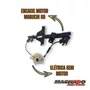 Máquina Vidro Traseira Elétrica Encaixe Motor Mabuchi Gol Voyage 2008 a 2020 Esquerdo Motorista