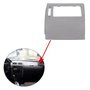 Moldura Direita Painel Gol Parati Saveiro G3 2000 a 2005 Cinza Flanel  