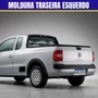 Moldura Parachoque Traseiro Saveiro G5 G6 Trend/Trooper 2010 a 2016 Esquerdo