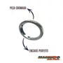 Par Aplique Farol Milha Auxiliar Gol Voyage Saveiro G5 2008 a 2013 Cromado